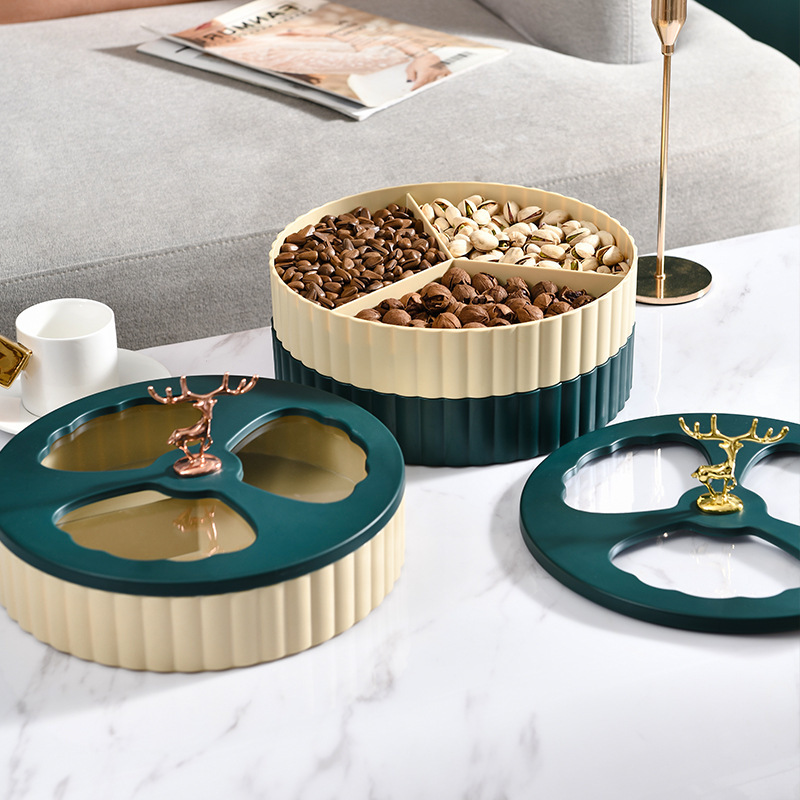 KHAY MỨT CON HƯƠU 2 TẦNG