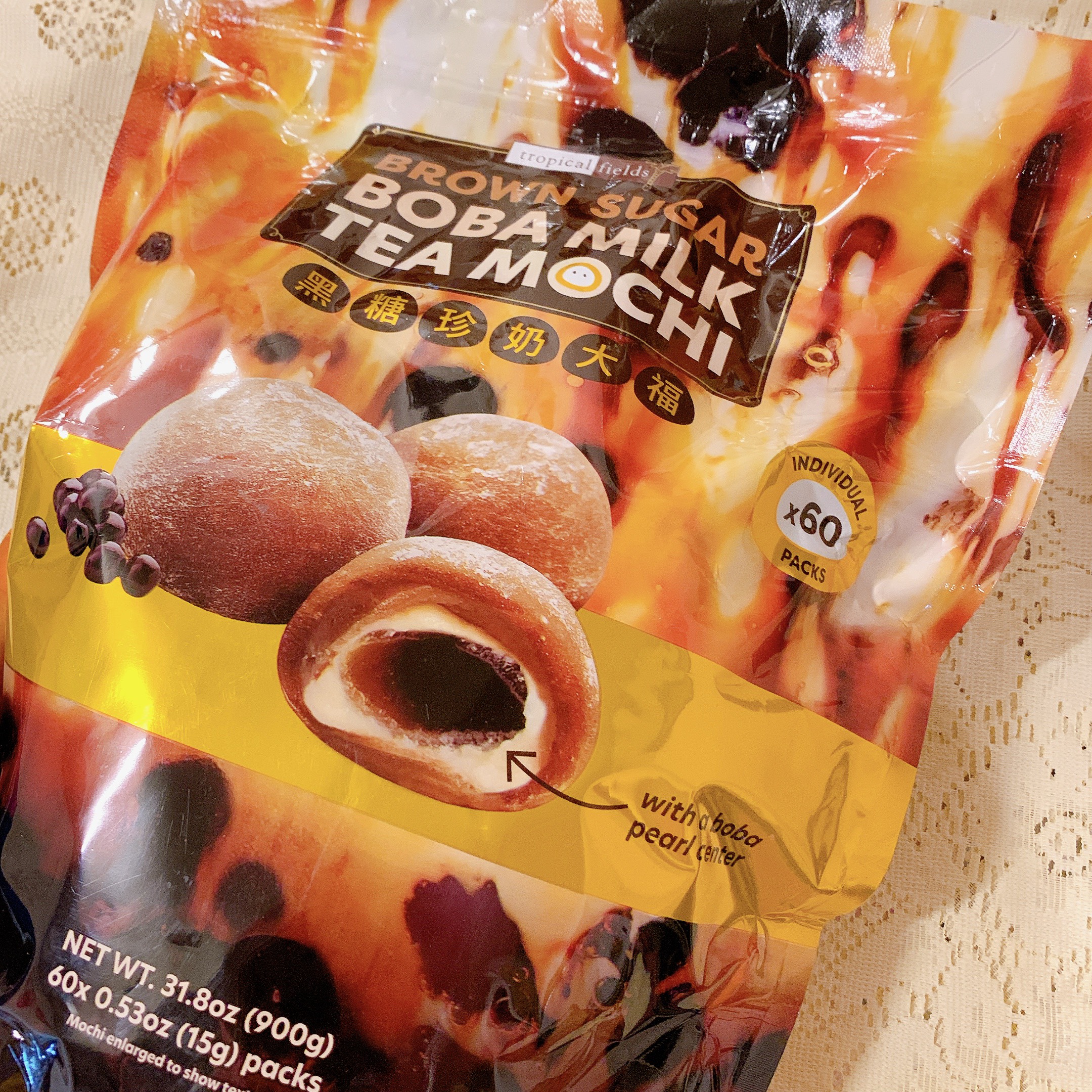 Bánh mochi boba milk tea trà sữa trân châu 60c