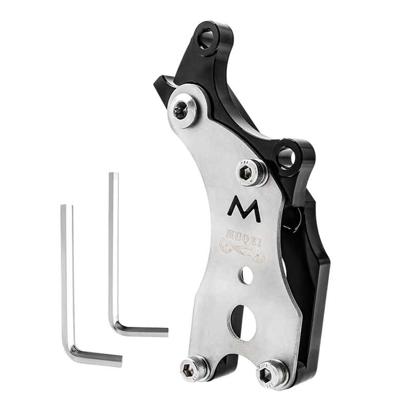 Muqzi disc brake adapter,bicycle v brake to disc brake converter adapter heavy duty 160/180/203mm rear disc brake