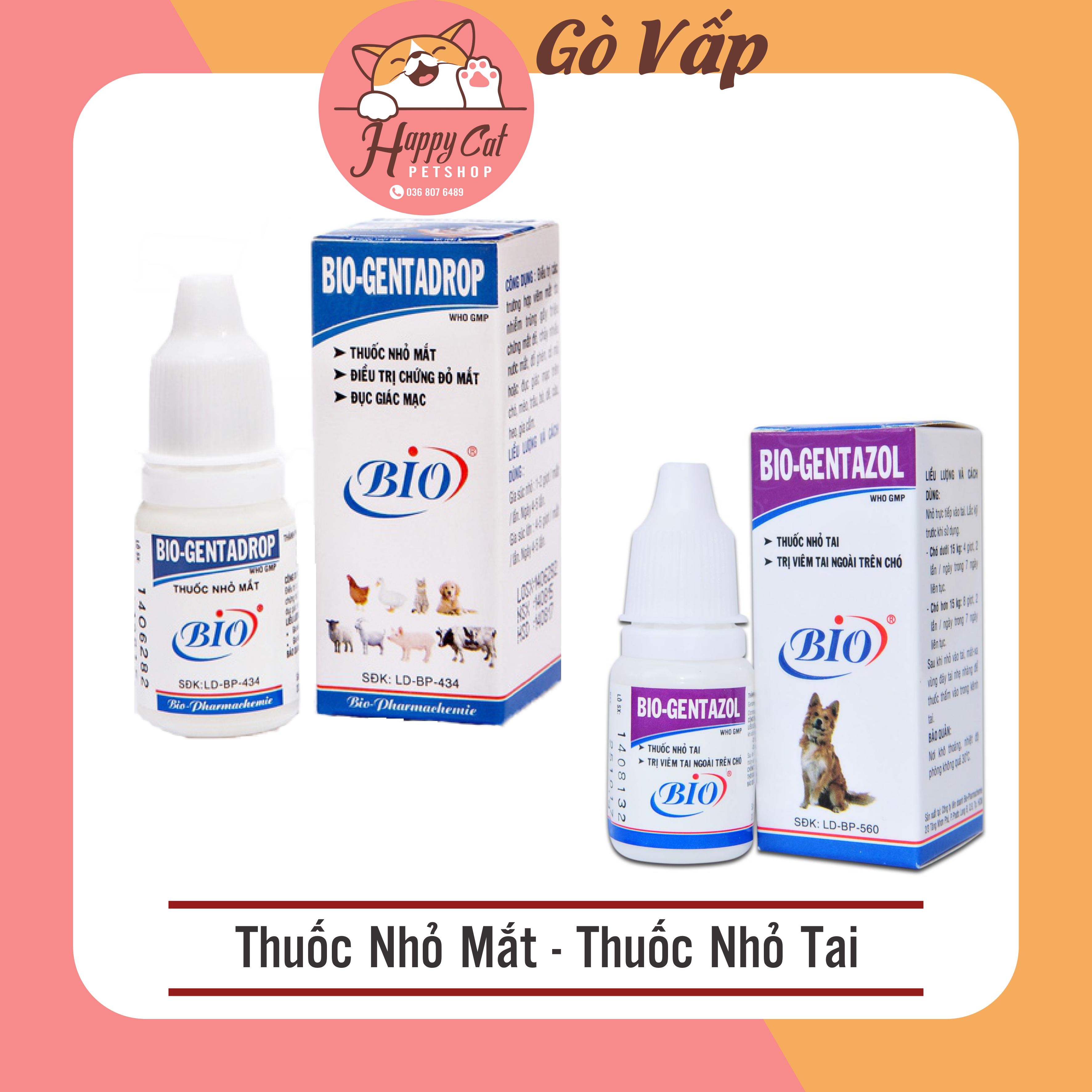 Thuốc nhỏ mắt - Thuốc nhỏ tai cho Chó & Mèo