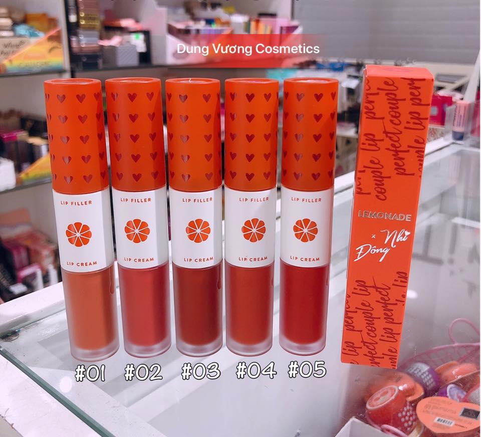 Son Kem Lì 2 Đầu Lemonade Đông Nhi Perfect Couple Lip Love Edition