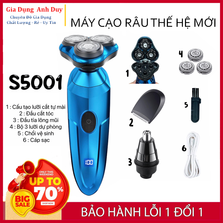 Máy cạo râu shaver s5001 - hàng nội địa tq thế hệ mới