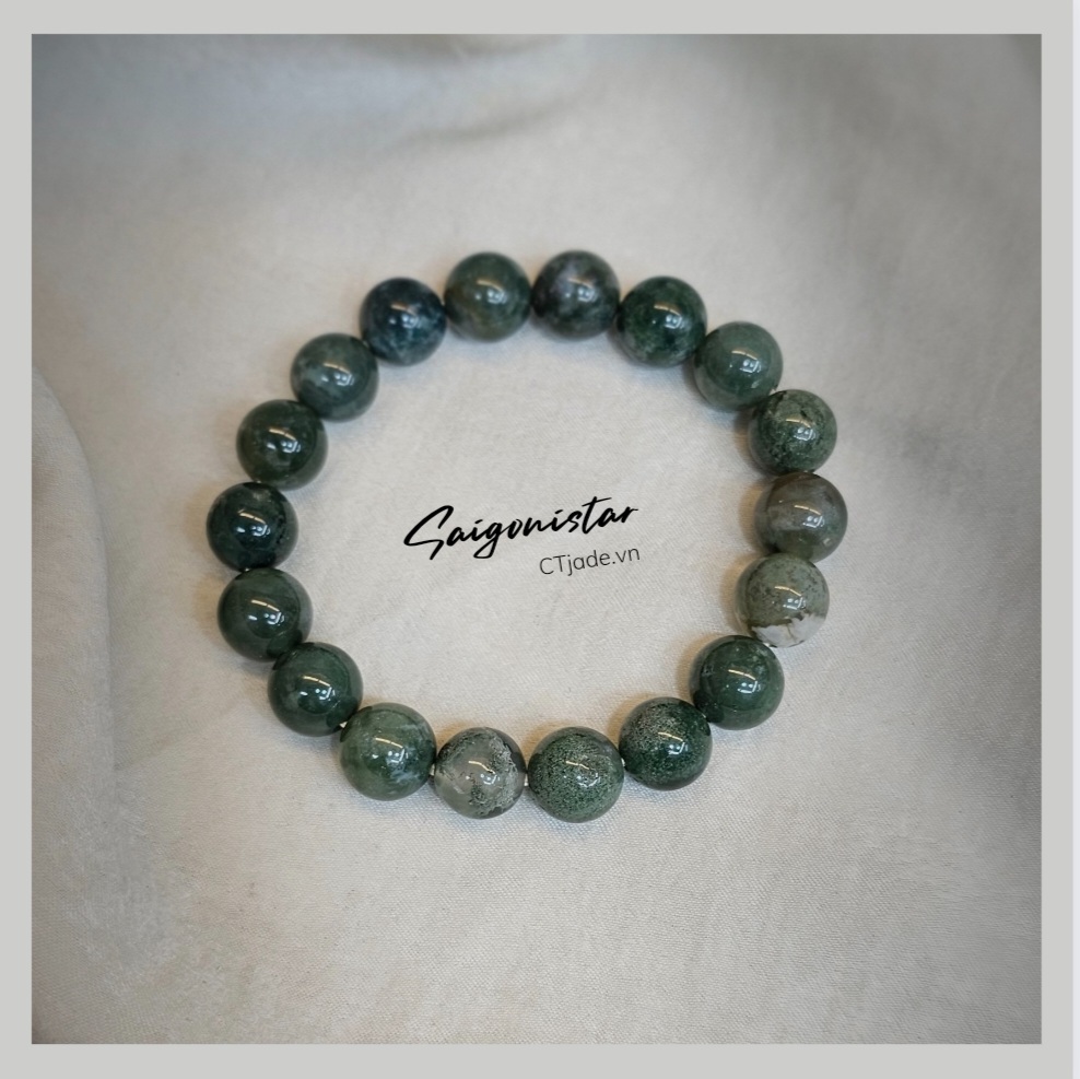 ** 2006124 Vòng tay đá thiên nhiên, trang sức phong thủy hộ mệnh bình an Saigonistar - CTjade