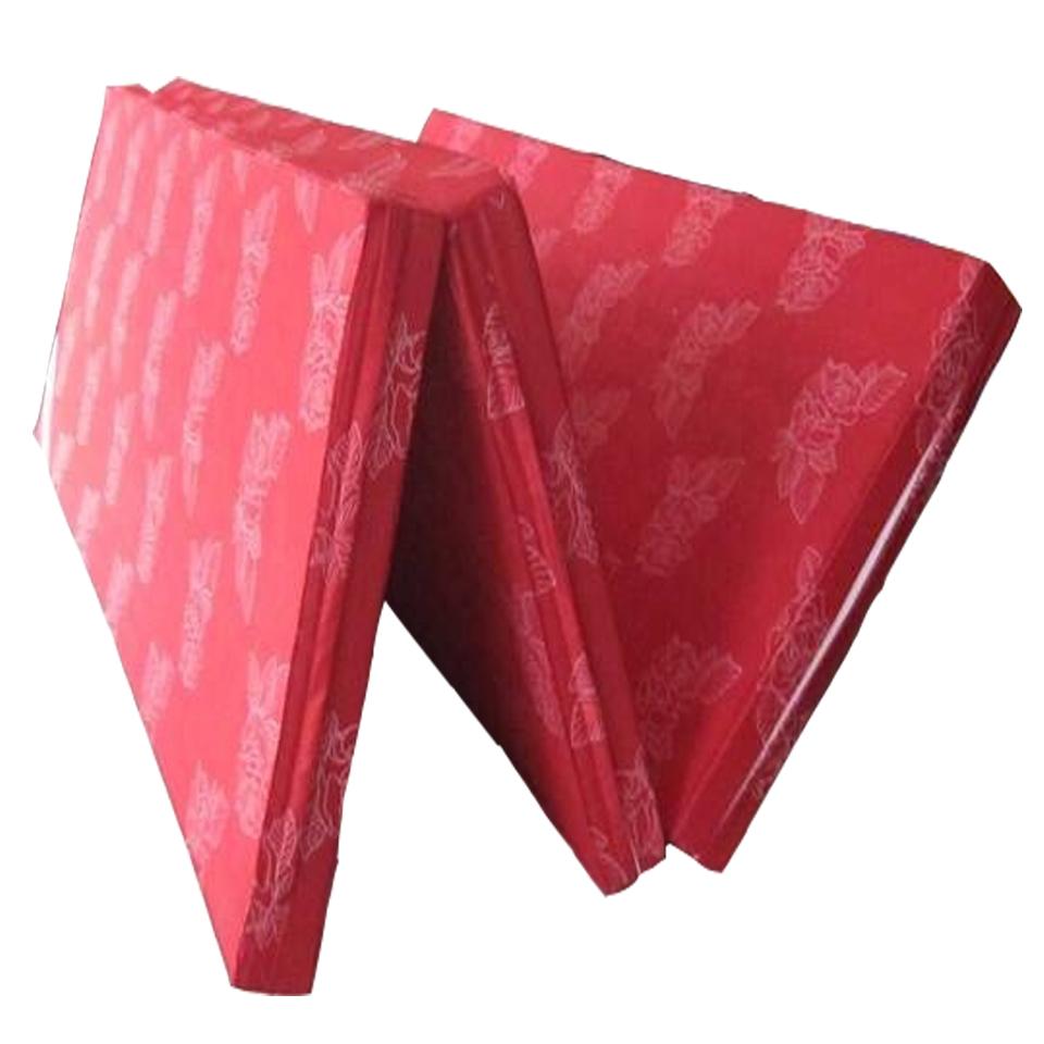 Nệm 1m4x2mx5cm hàn quốc pe gấp 3 giao màu ngẫu nhiên