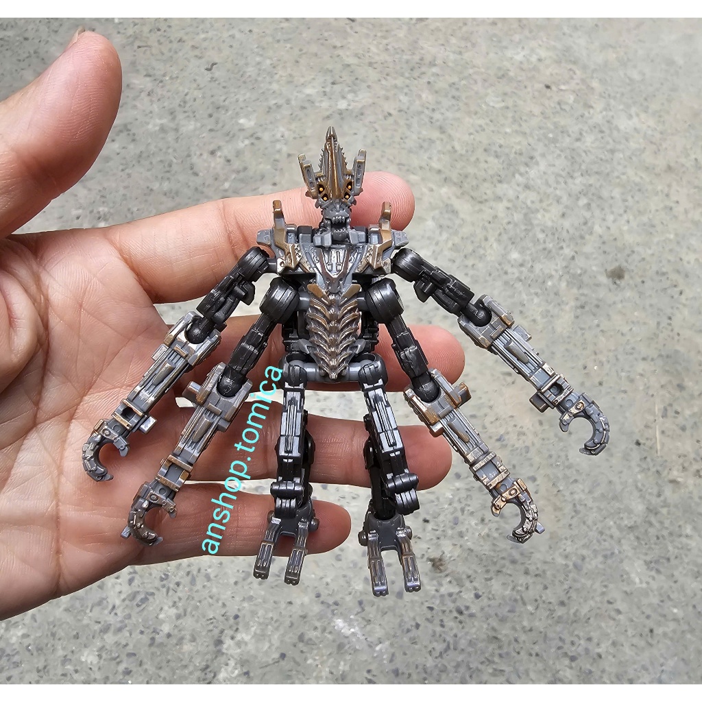  Robot Mini biến hình nhiều bước transformers Has..bro - Terrorcon Freezer  Không hộp  