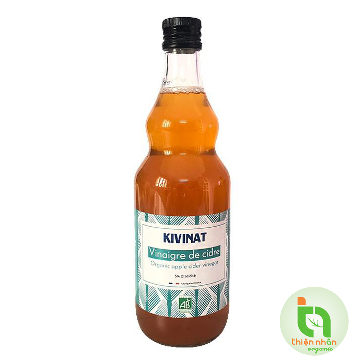 Giấm táo hữu cơ Kivinat 750ml Organic apple cider vinegar