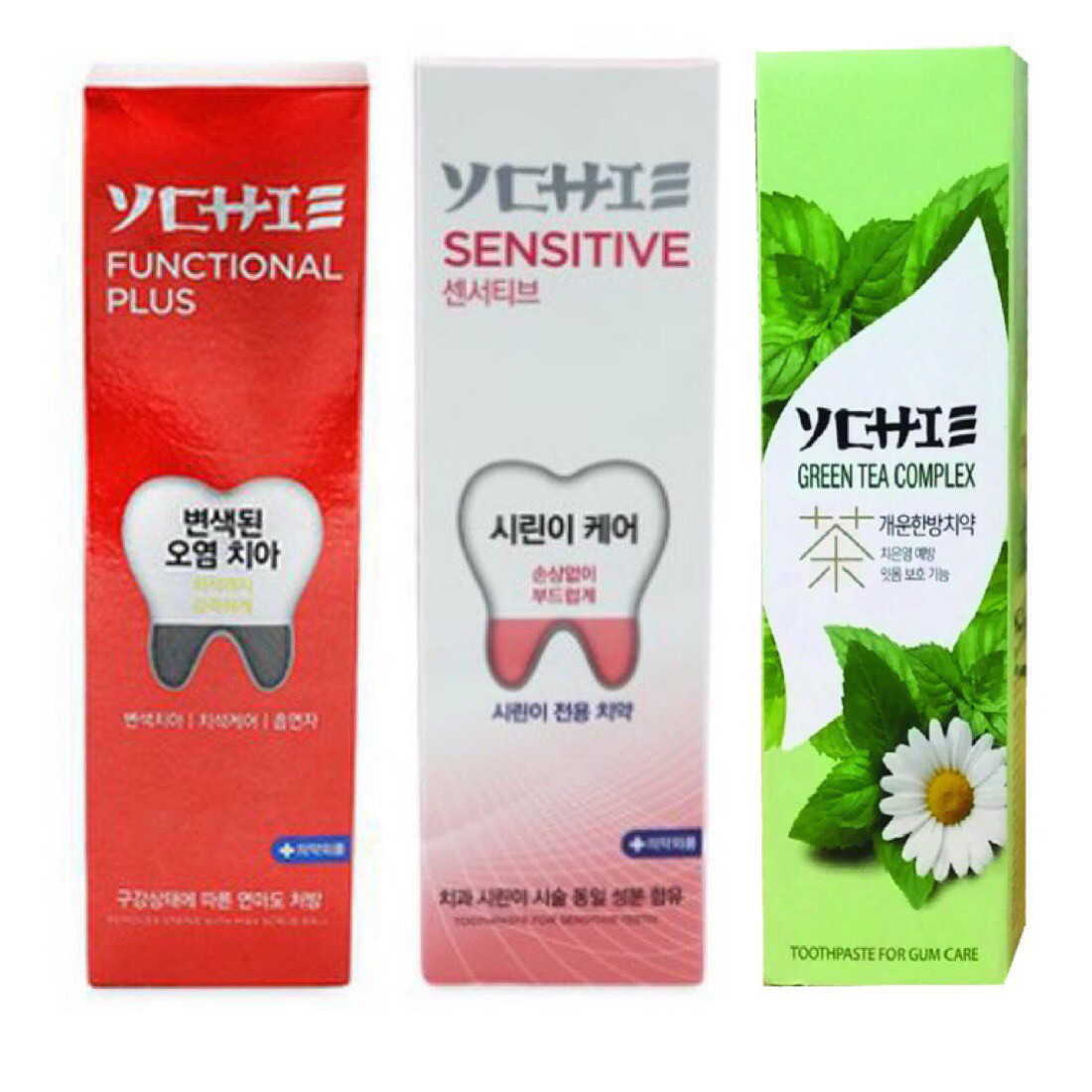 Kem đánh răng YCHIE Hàn Quốc, kem trắng răng, giảm ê buốt, chống viêm lợi, giảm hôi miệng