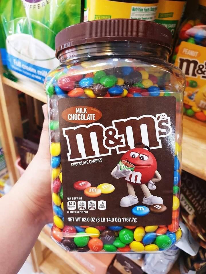 [HCM]Chocolate M&M hủ 1757kg