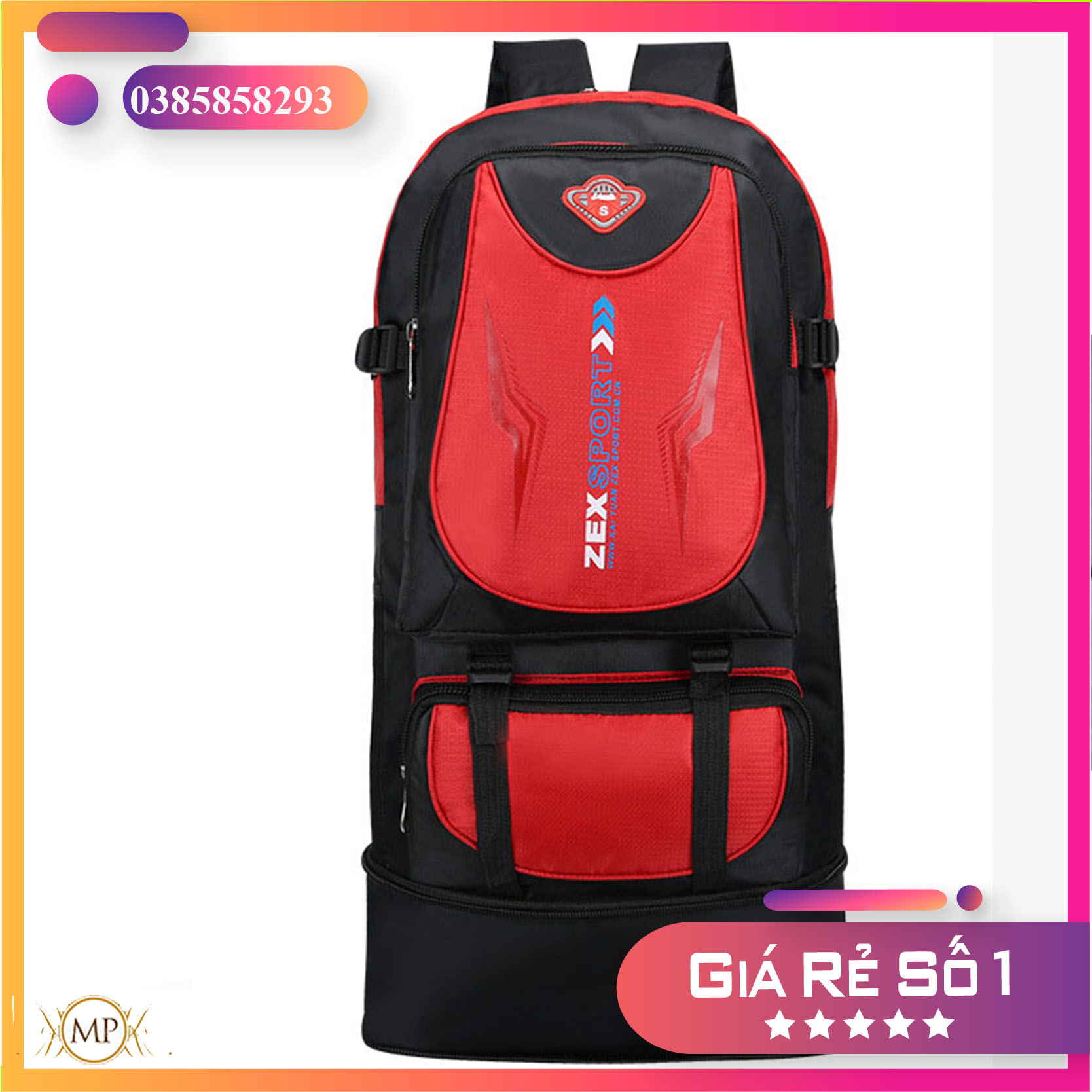 [MỞ RỘNG ĐÁY] Ba lô du lịch cỡ lớn đi leo núi, đi phượt hay dã ngoại- Balo thời trang nam nữ size lớn nhiều ngăn chống thấm nước- Túi hành trang du lịch