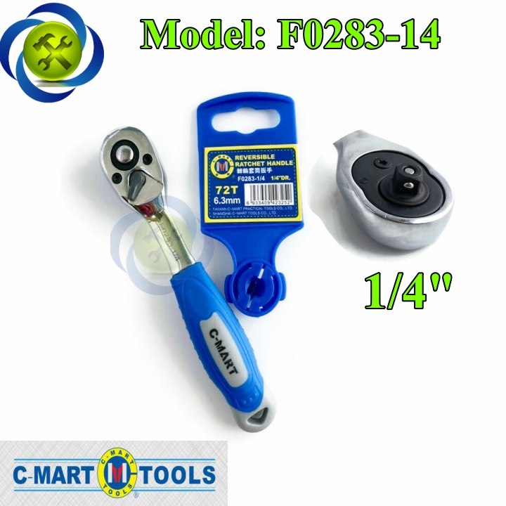 Cần siết tự động 1/4 c-mart f0283-14 loại 72 răng