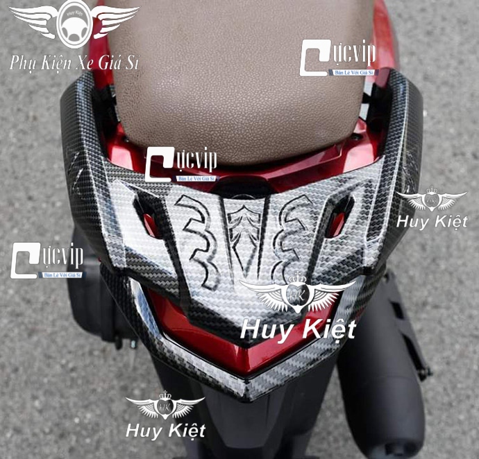 Ốp cảng sau airblade ab 2023 đời mới 160cc, 125cc, airblade 2020 - 2023 carbon ms2492