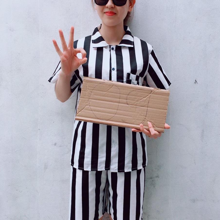 Bộ Quần Áo Đi Biển Bộ Tù Nam Nữ Chất Mát Mẻ6