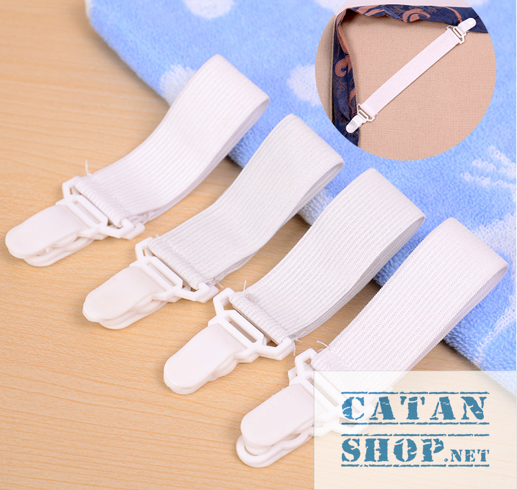 [HCM]Kẹp ga giường thun Bộ 4 dây thun Kẹp Cố Định Ga Giường Drap Giường Tấm Trải Giường Chống Xê Dịch Chịu Lực Tốt GD421-KEPDRAP-Thun