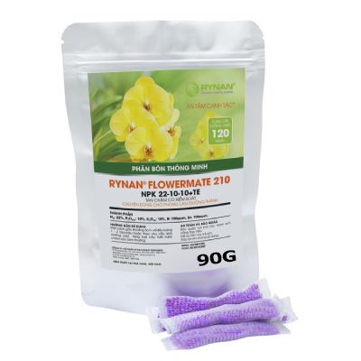 Phân Bón Rynan Thông Minh Tan Chậm Có Kiểm Soát FM 210 NPK - Chuyên dùng cho cây lan trưởng thành phân cung cấp dinh dưỡng tăng sức đề kháng hạn chế nấm bệnh phục hồi cây nhanh phát triển thân lá.
