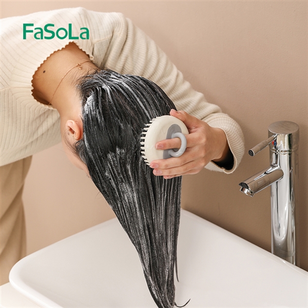 Lược gội massage da đầu 2 trong 1 fasola fslzf-129
