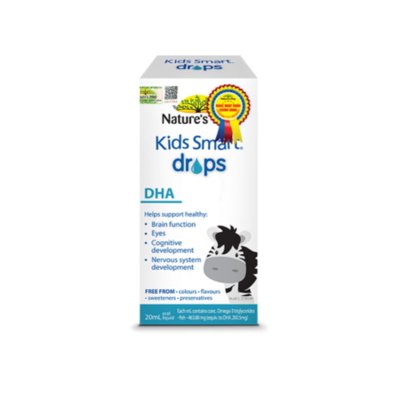 NATURE'S WAY KIDS SMART DROPS DHA - SIRO BỔ SUNG DHA DẠNG NƯỚC