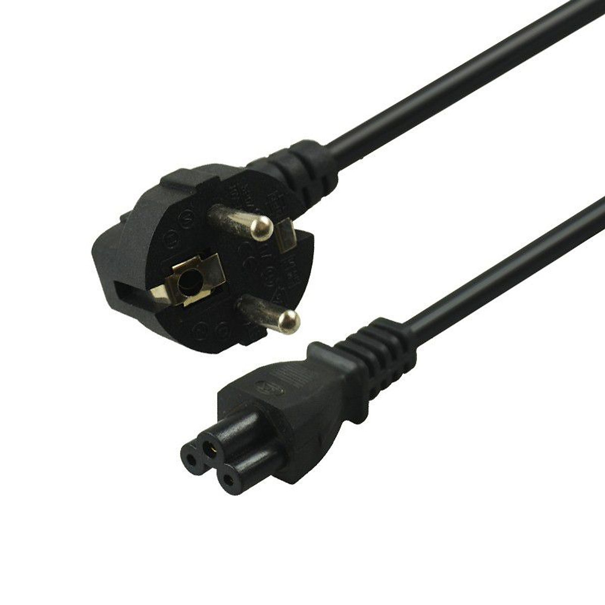 Dây Nguồn 3 Chấu Tròn Dài 1m2 Dùng Cho Adapter Sạc Laptop Và Các Thiết Bị
