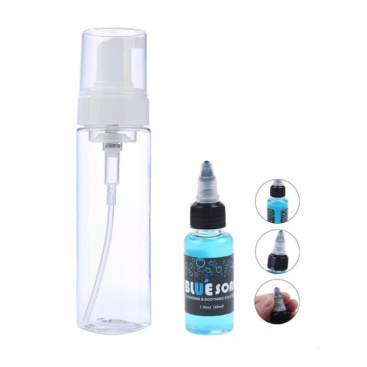 Chai nhựa tạo bọt 150ml _dụng cụ phun xăm minh minh sg