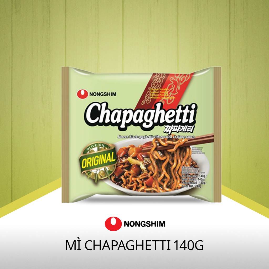 Combo Mì tương đen Nongshim Hàn Quốc Chapagetti 140g - Hàn Quốc