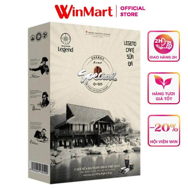 Siêu thị WinMart - Cà phê Trung Nguyên legend hộp 225g