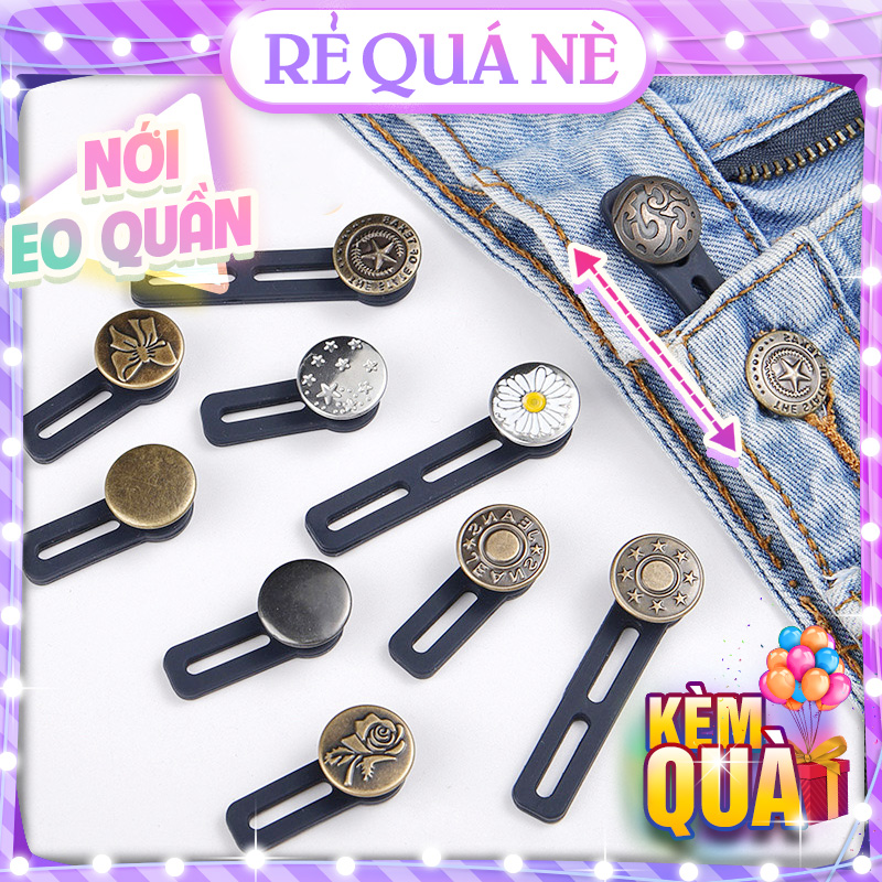 Nút Nới Rộng Điều Chỉnh Lưng Quần Nam Nữ Gắn Là Dùng RQN2677 - requane
