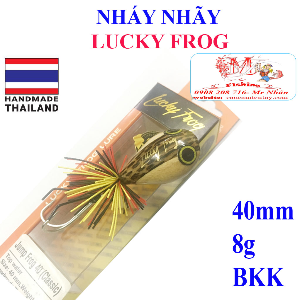 Nháy nhãy luky frog mồi câu cá lóc siêu nhạy
