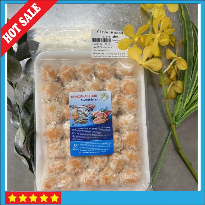 Cá viên hải sản sốt mayonaise khay 500 gram