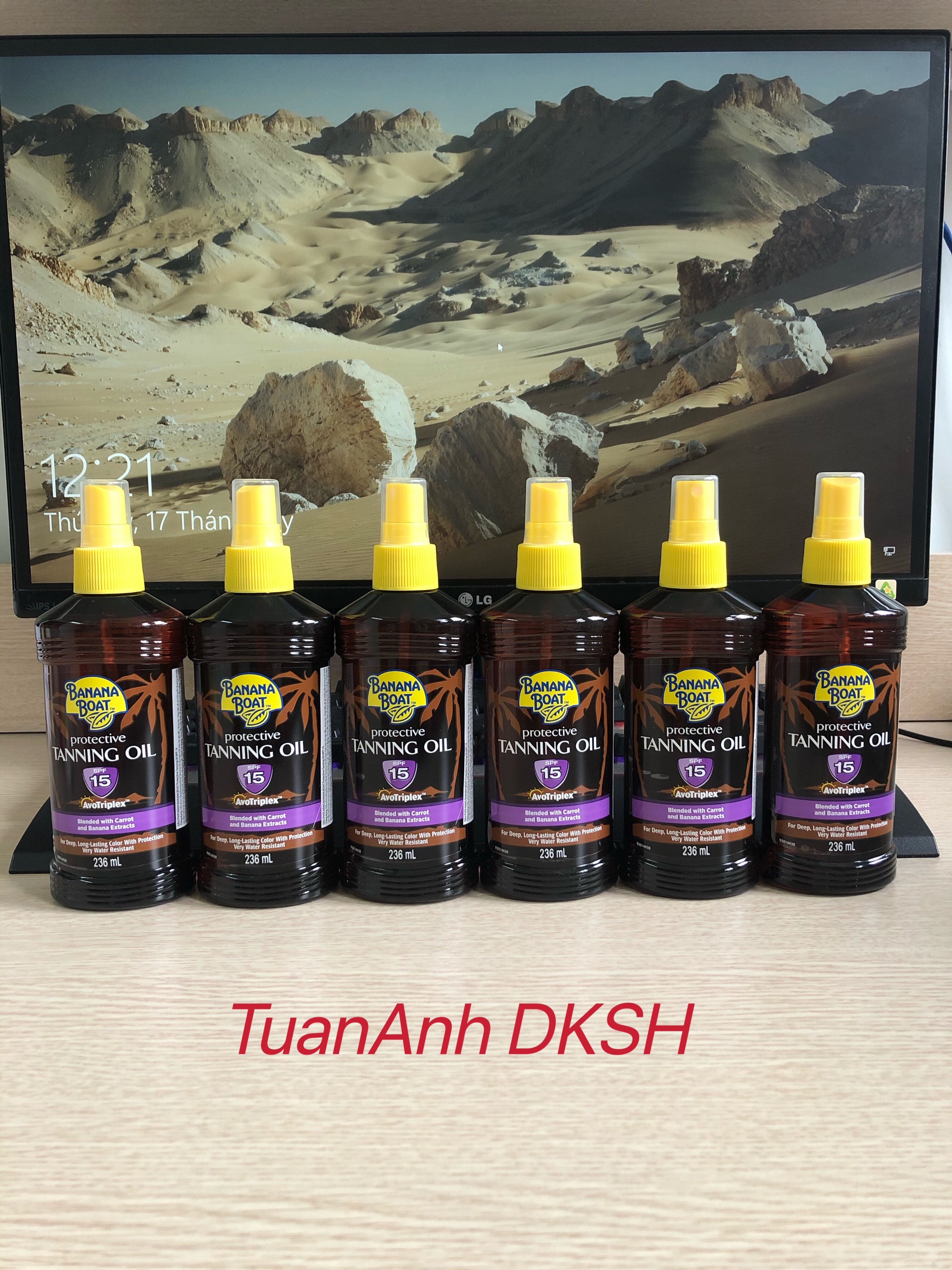 [USA] - Dầu phơi nắng Banana Boat Deep Tanning Oil SPF 8 - 15 (236ml) - Hàng chính hãng DKSH Việt Nam