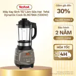 Máy Xay Sinh Tố Làm Sữa Hạt Đa Năng Tefal Dynamix Cook BL967B66 (1300W) - Nấu Nóng Và Giữ Ấm Tự Động