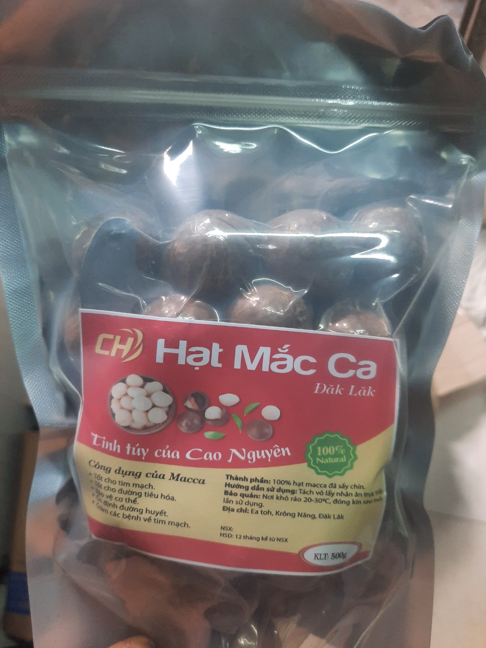 Hạt mắc ca sấy Đăk Lăk siêu ngon