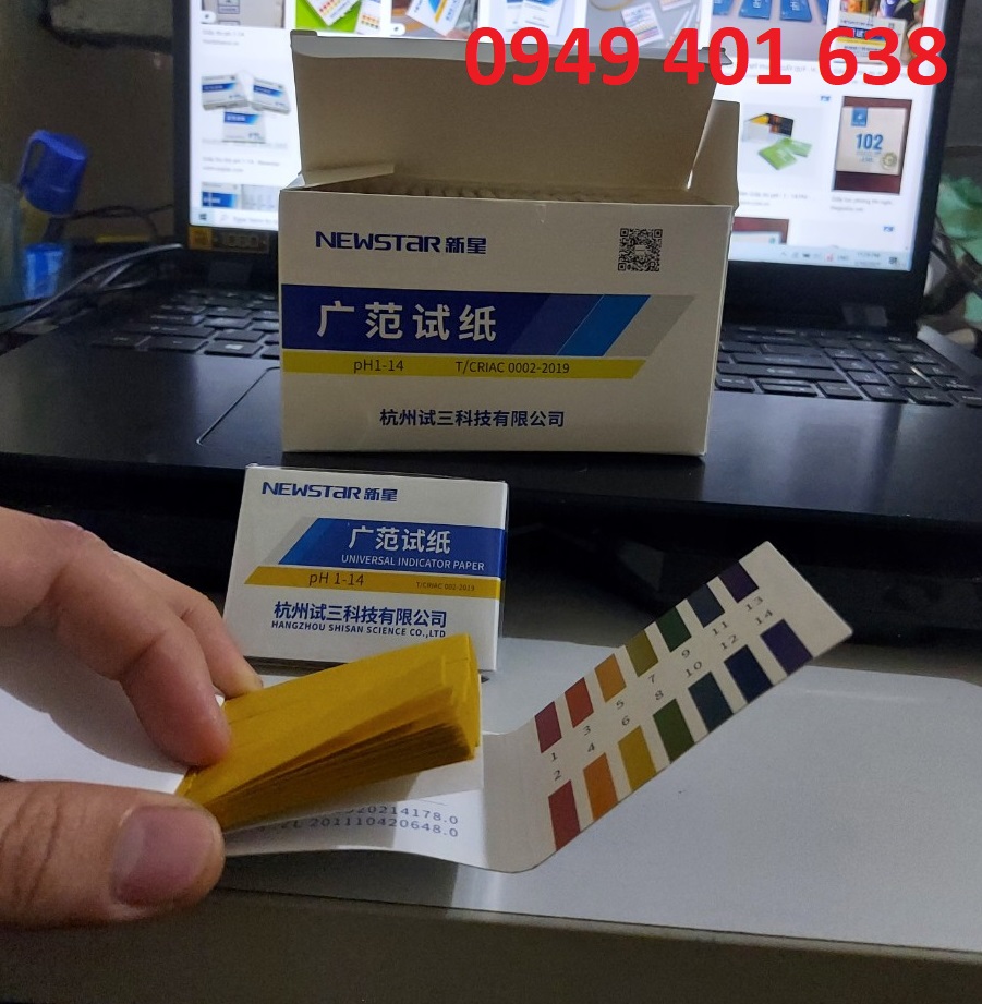 giấy quỳ tím giấy đo ph chính hãng newstar loại 1