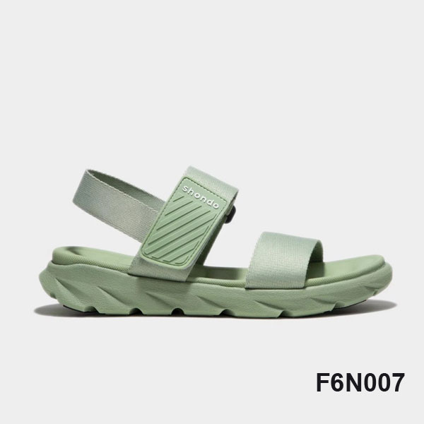 Sandal Shondo F6 Sport Quai Ngang xanh bơ F6N007