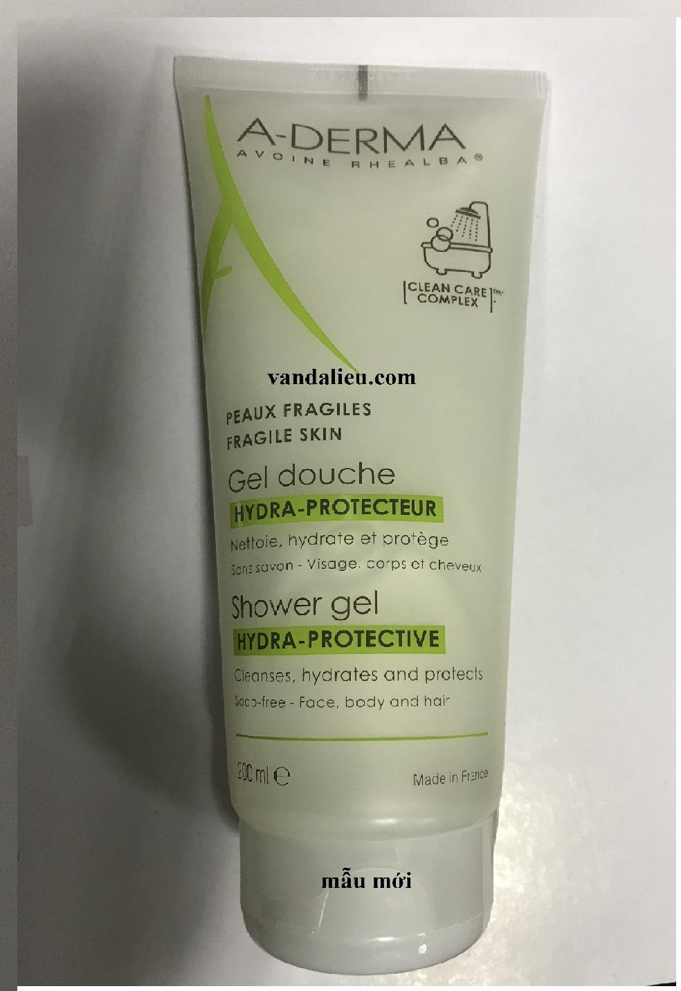 GEL RỬA MẶT TẮM GỘI DỊU NHẸ CHO TRẺ EM VÀ NGƯỜI LỚN ADERMA SHOWER GEL HYDRA PROTECTIVE 200ml