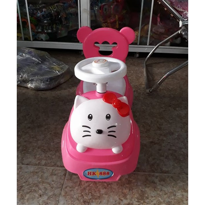 Xe lắc bơi chòi chân cho bé có nhạc + còi