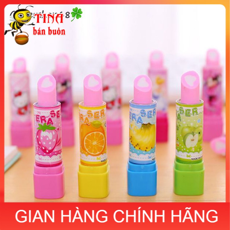 Tẩy bút chì hình son môi, dụng cụ học tập cho bé E309