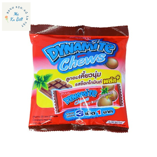 Kẹo Socola 3 viên Dynamite Thái Lan | bánh kẹo Mẹ Bill