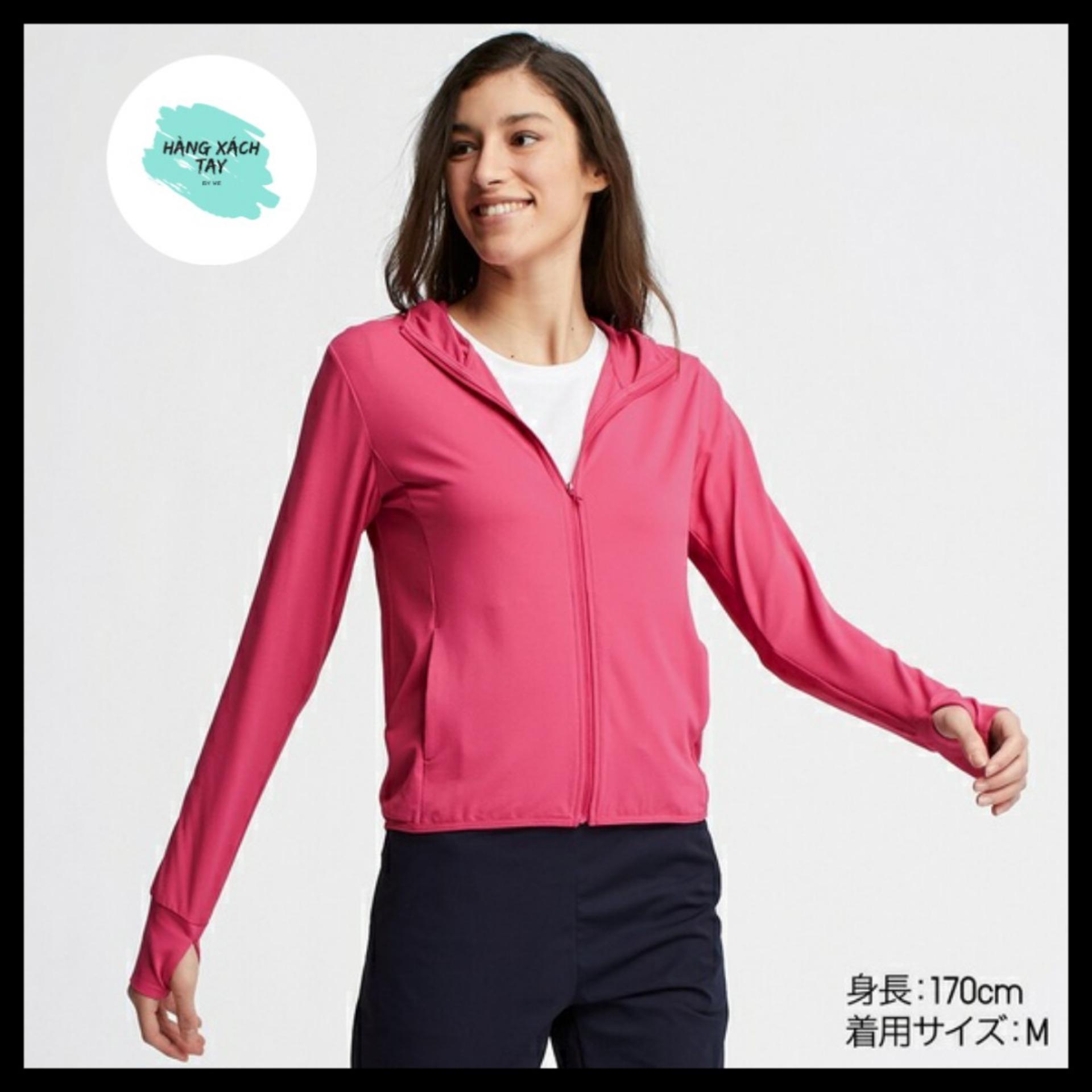 Áo chống nắng thun lạnh uniqlo 12 pink