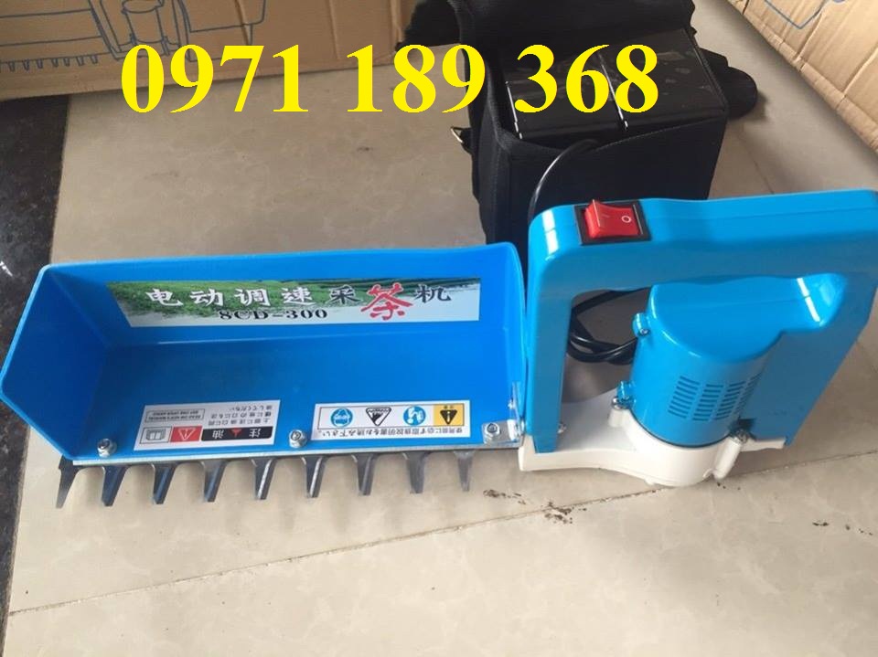 Máy hái chè cầm tay mini chạy điện acquy