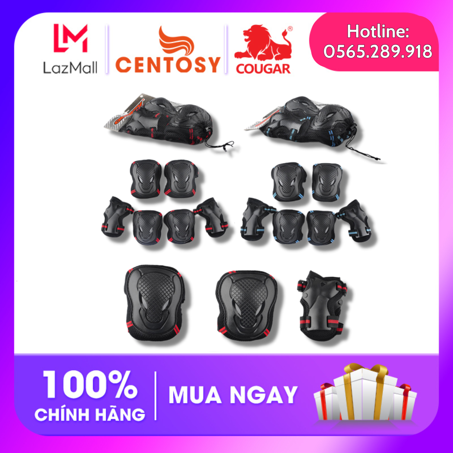 Bộ bảo vệ Người Lớn Centosy P25, Bảo hộ tay chân người lớn