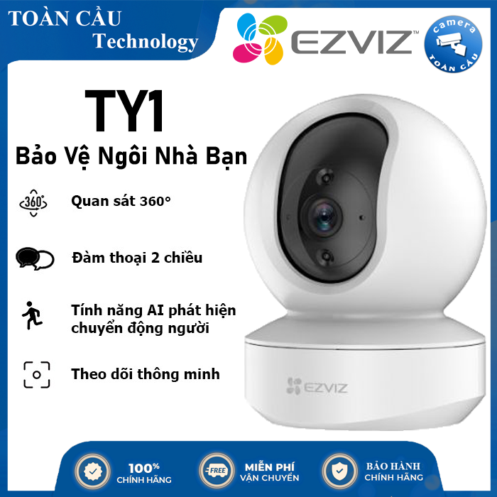 Camera IP Wifi EZVIZ TY1 2.0MP CS-TY1-B0