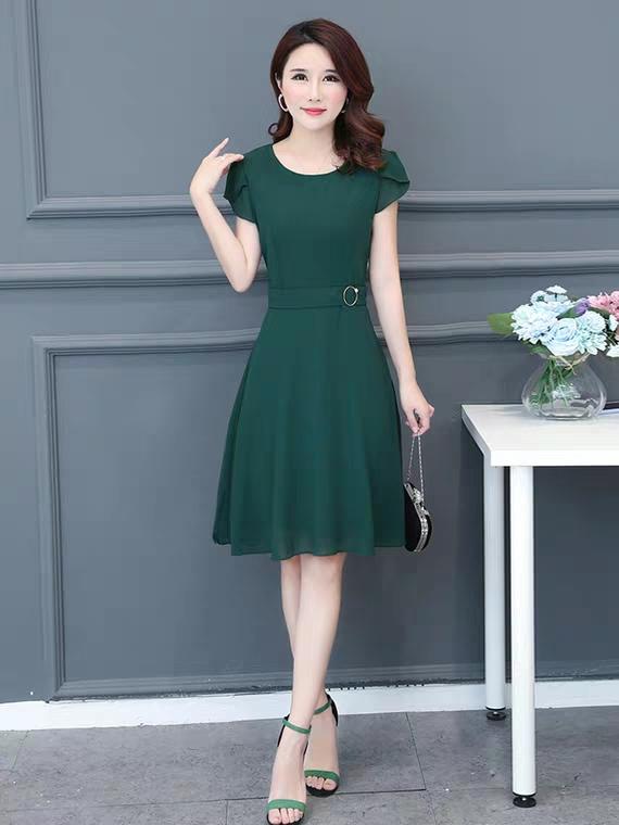 Đầm voan lụa cao cấp siêu sang chảnh 2019