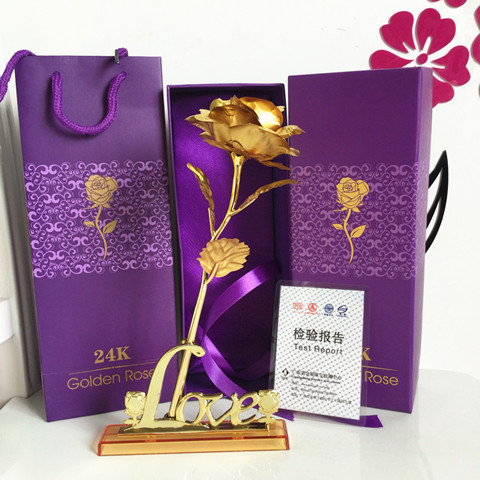 Hoa hồng mạ vàng 24k có kèm hộp và đế chữ love cao cấp - Hộp đựng quà tặng ngày lễ tình nhân, sinh nhật, quà cưới, happy birthday - Quà 20/10 - Quà 8/3 - Quà 14/2 - Quà Valentine - Quà Noel - Quà tặng tình yêu - Quà kỷ niệm ngày cưới