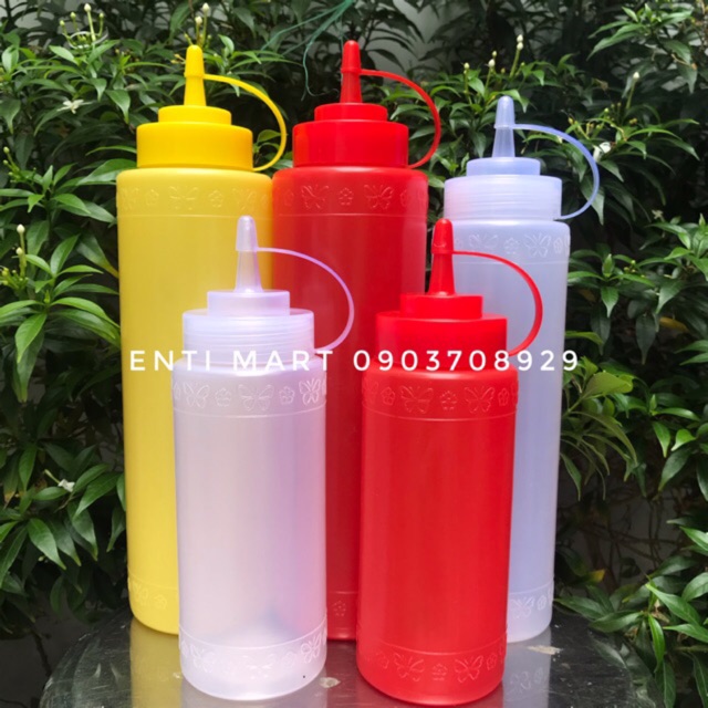 Chai đựng sốt nhựa, chai tương ớt, sữa, thạch, chai nhựa chất lượng đảm bảo an toàn đến sức khỏe người sử dụng, cam kết hàng đúng mô tả