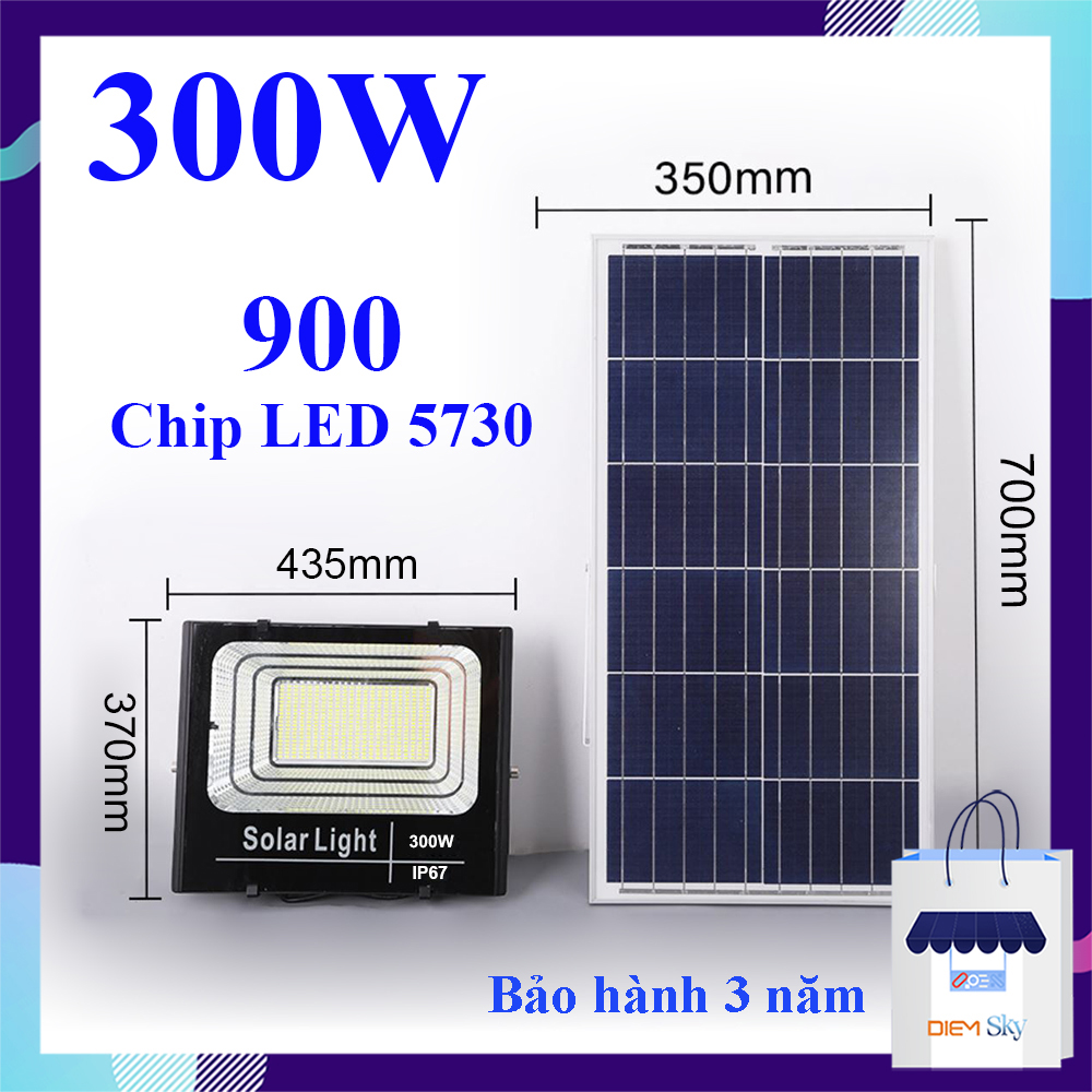 [HCM]Đèn năng lượng mặt trời Solar light 300W 2 bóng đèn 400 chip Led chống nước chuẩn IP67 pin lithium 18000Mah đèn năng lượng mặt trời BH 1 năm