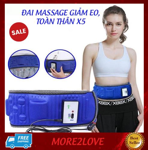 Đai Đeo #Mát xa #giảm vòng bụng hiệu quả, Mua Máy Mát xa cho người béo bụng ở đâu, Chọn Đai Massage X5 để #làm thon cơ thể. Hiệu Quả qua các lần sử dụng. Bảo hành uy tín.