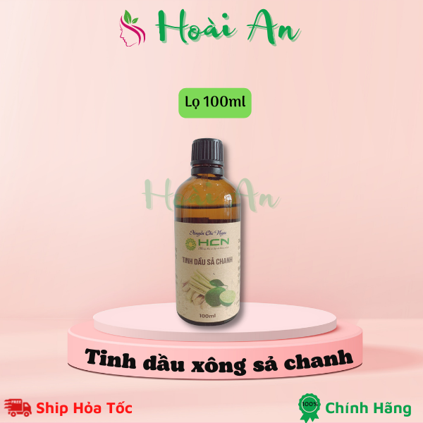 Tinh dầu xông sả chanh đậm đặc lọ 100ml | Tinh dầu sả chanh