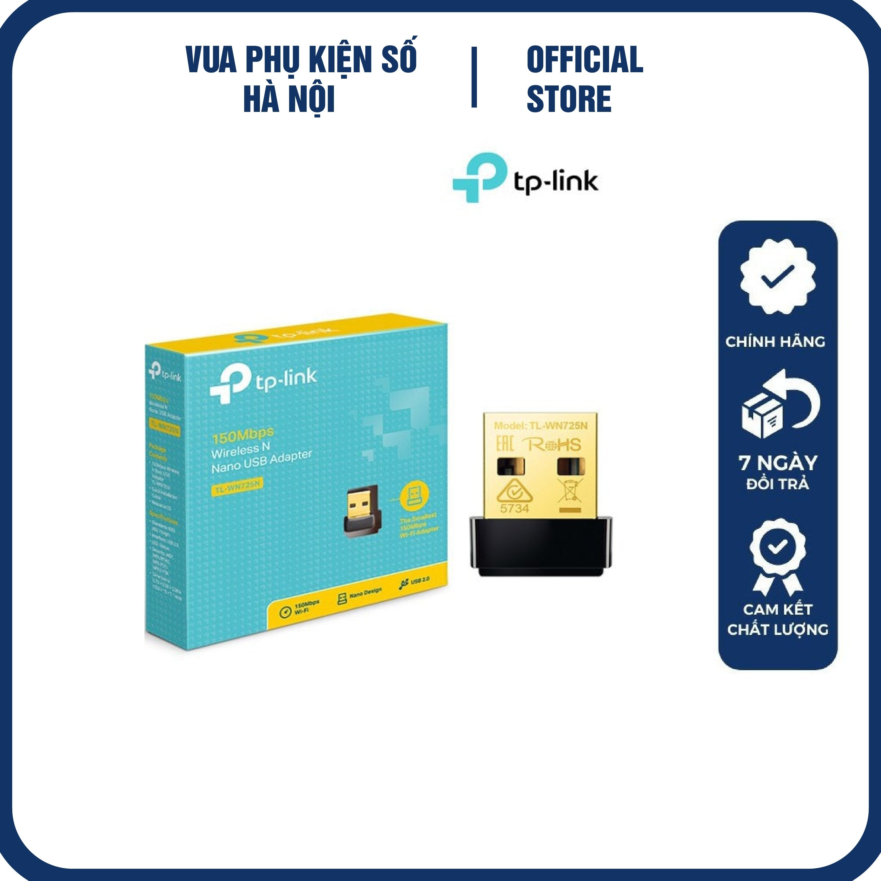 Usb thu sóng wifi tp-link tl- wn725n nano