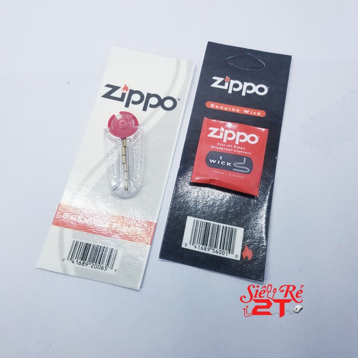 Combo Đá Zippo và Bấc Zippo Chính Hãng Chuyên Dụng Cho Zippo
