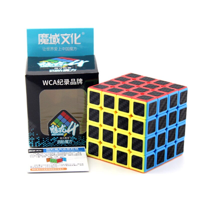 đồ chơi Rubik Moyu meilong Carbon 4x4 - Rubik Cao Cấp Thương Hiệu Quốc Tế quay trơn mượt nhanh giúp phát triển siêu trí não IQ