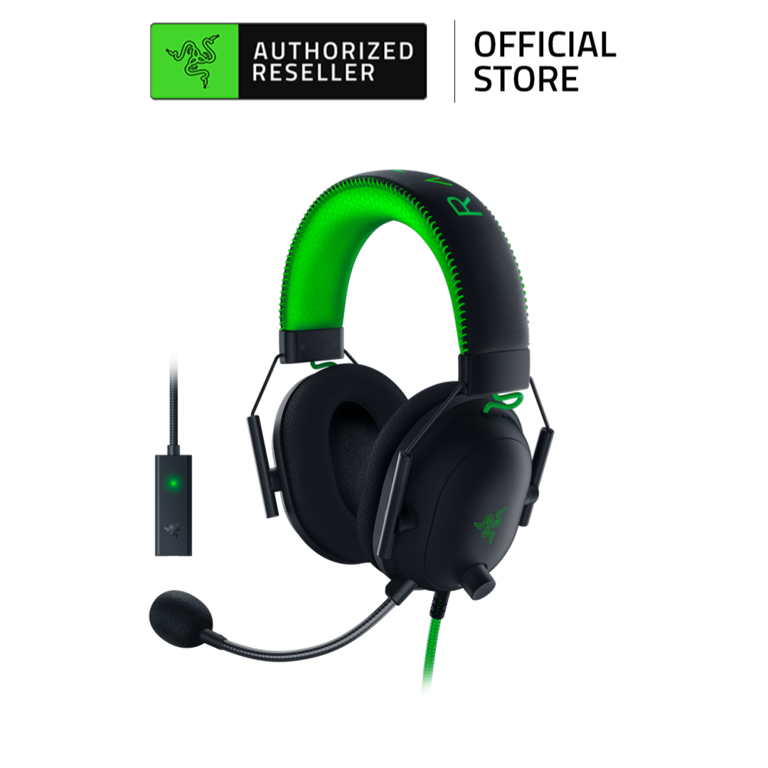 Tai nghe có dây chùm đầu Razer BlackShark V2Wired Gaming Headset USB Sound Cardphiên bản SE